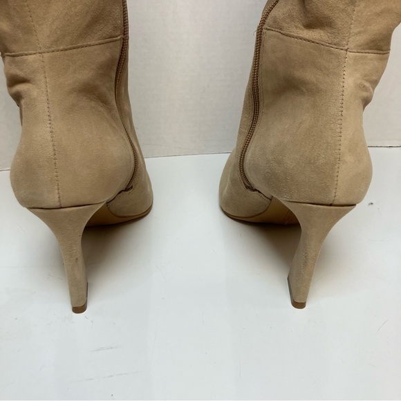 Vince Comuto wide calf tan genuine upper leather boot size 8 - Picture 4 of 9